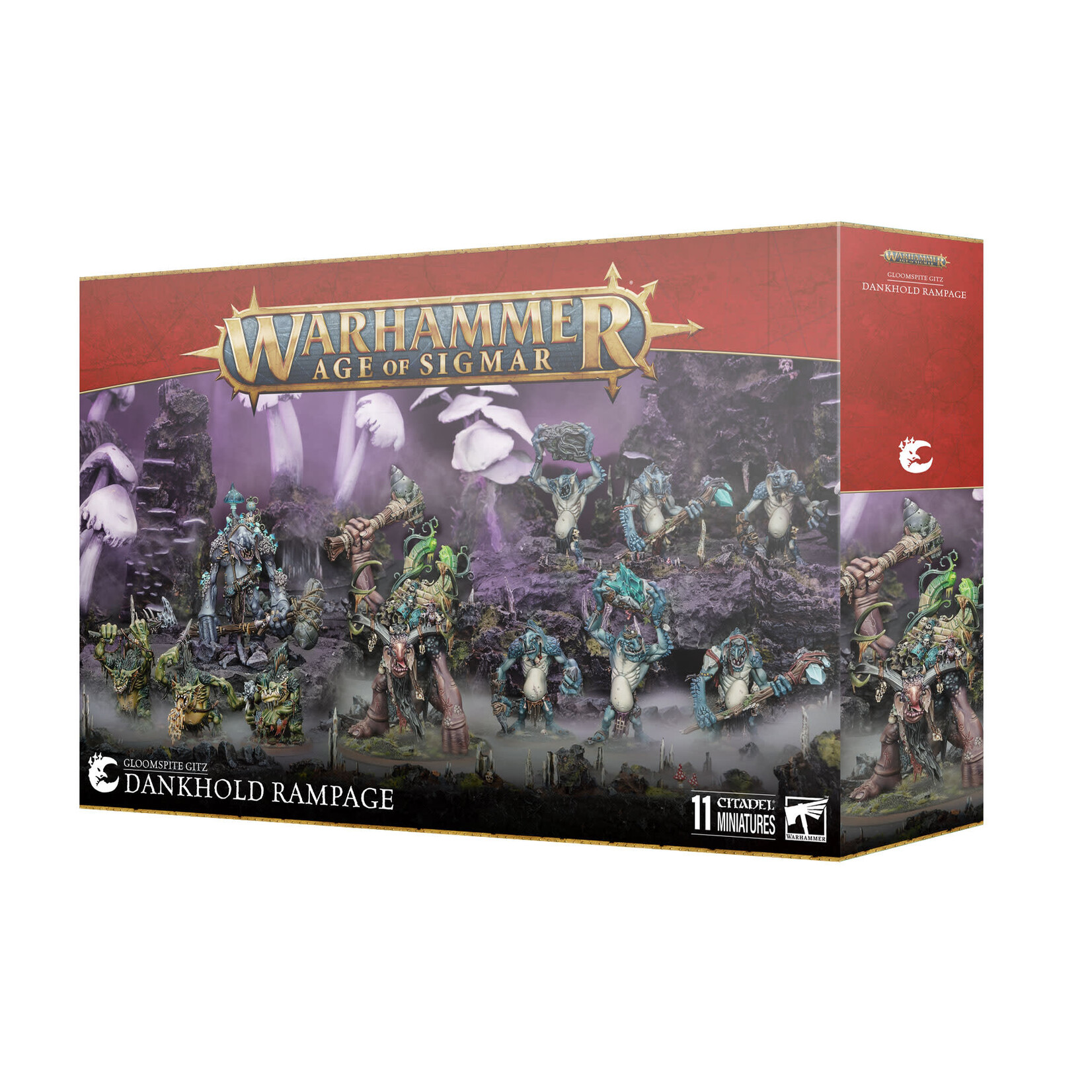 Games Workshop Warhammer Age of Sigmar Battleforce Gloomspite Gitz Dankhold Rampage
