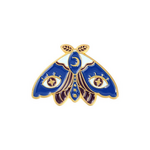 Magia Design Celestial Moth Alloy Pin Blue