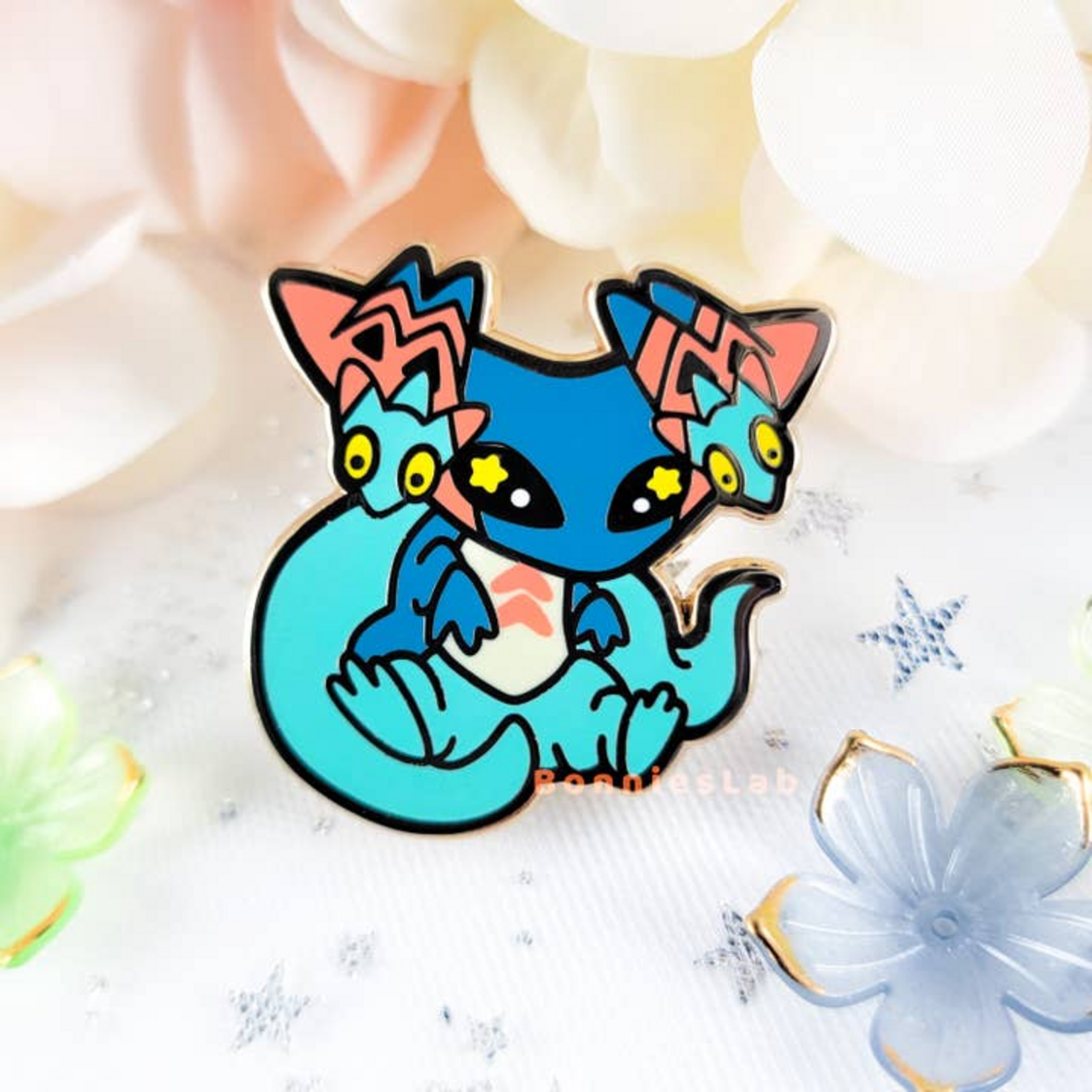Bonnie's Lab Pokemon Dragapult Enamel Pin