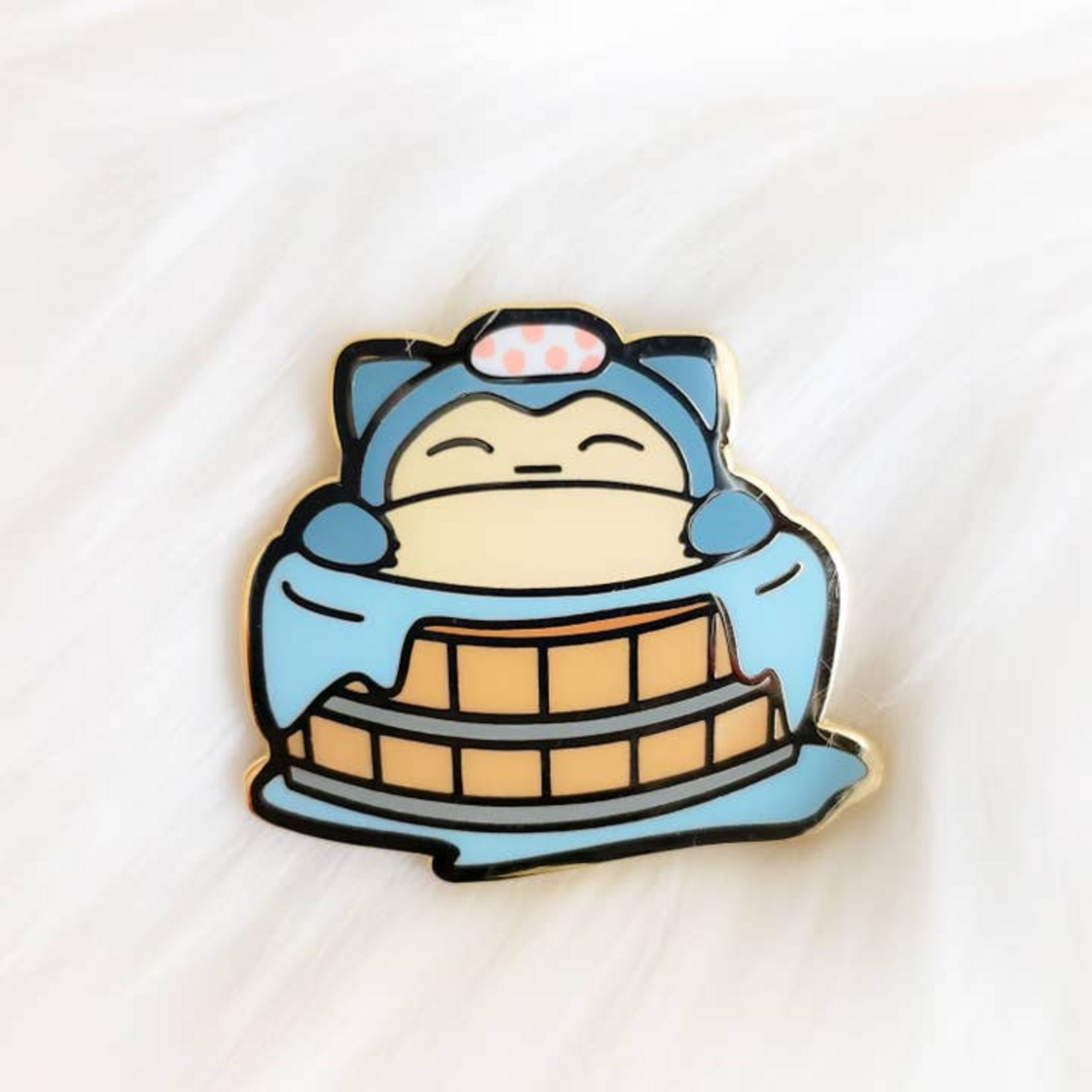 Bonnie's Lab Pokemon Snorlax Enamel Pin