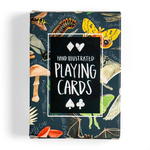 One Canoe Two Paper Co. Playing Cards Midnight Flora and Fauna
