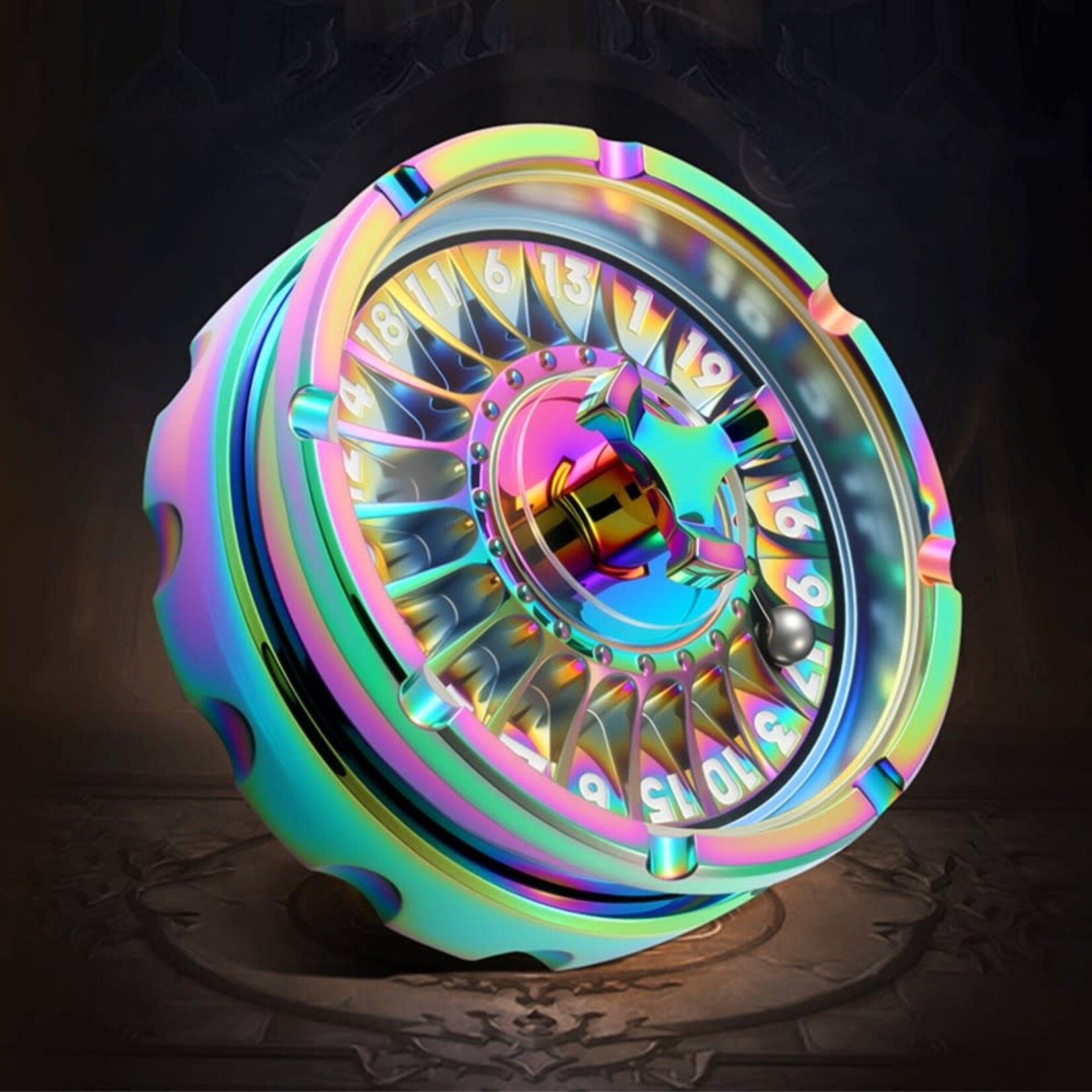 Dice Habit Roulette Spinner Dice Iridescence