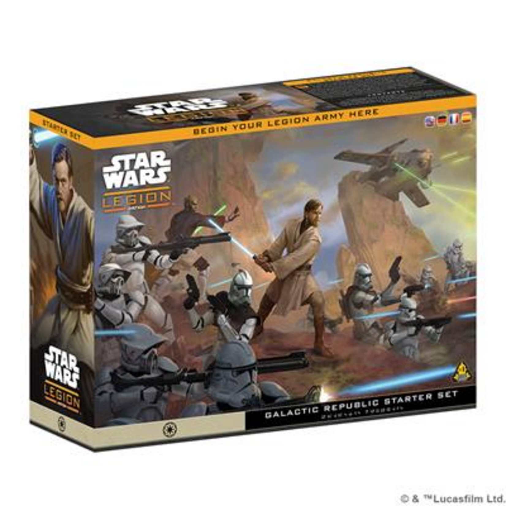 Atomic Mass Games Star Wars Legion Galactic Republic Starter Set