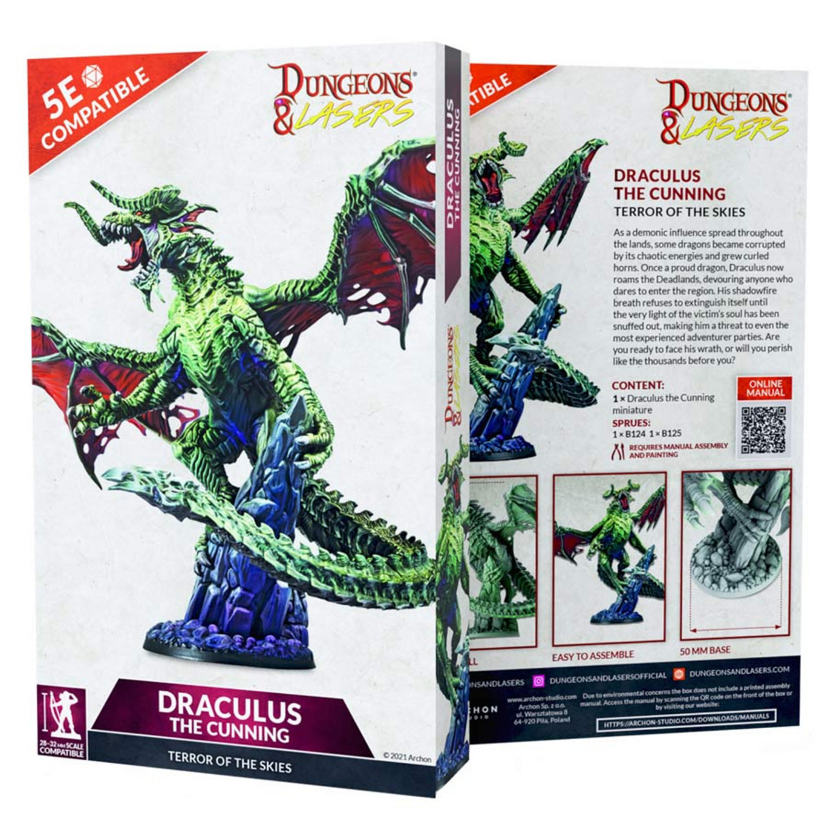 Archon Studios Dungeons and Lasers Dragons Draculus the Cunning