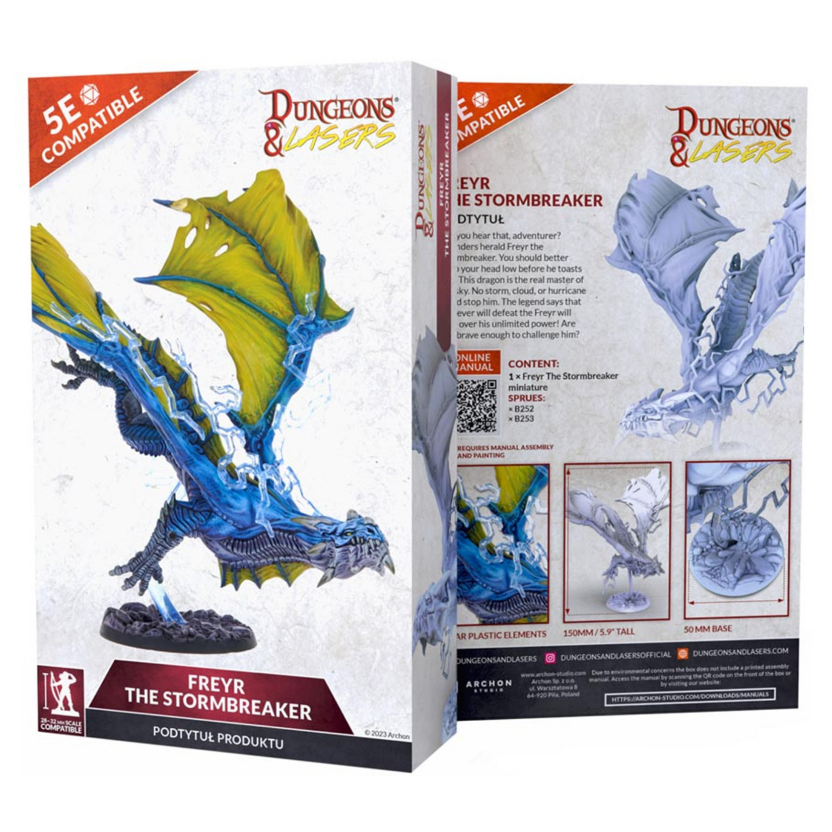 Archon Studios Dungeons and Lasers Dragons Freyr the Stormbreaker