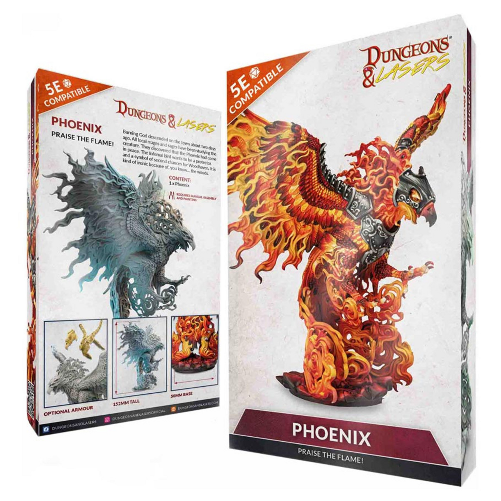 Archon Studios Dungeons and Lasers Miniatures Phoenix