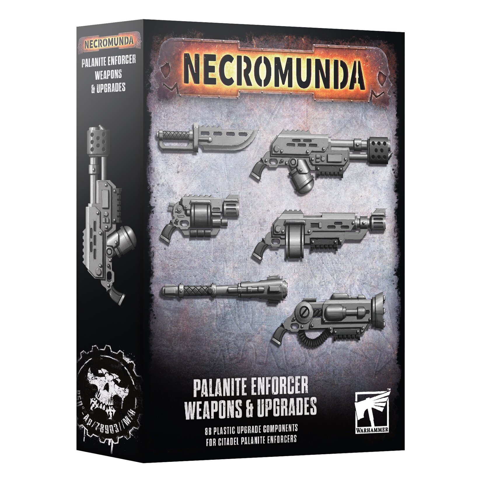 Games Workshop Necromunda Palanite Enforcer Weapons and Upgrades