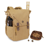 Enhance Gaming Enhance Venture Canvas DnD Backpack RPG DM Bag with Removable Dice Tray
