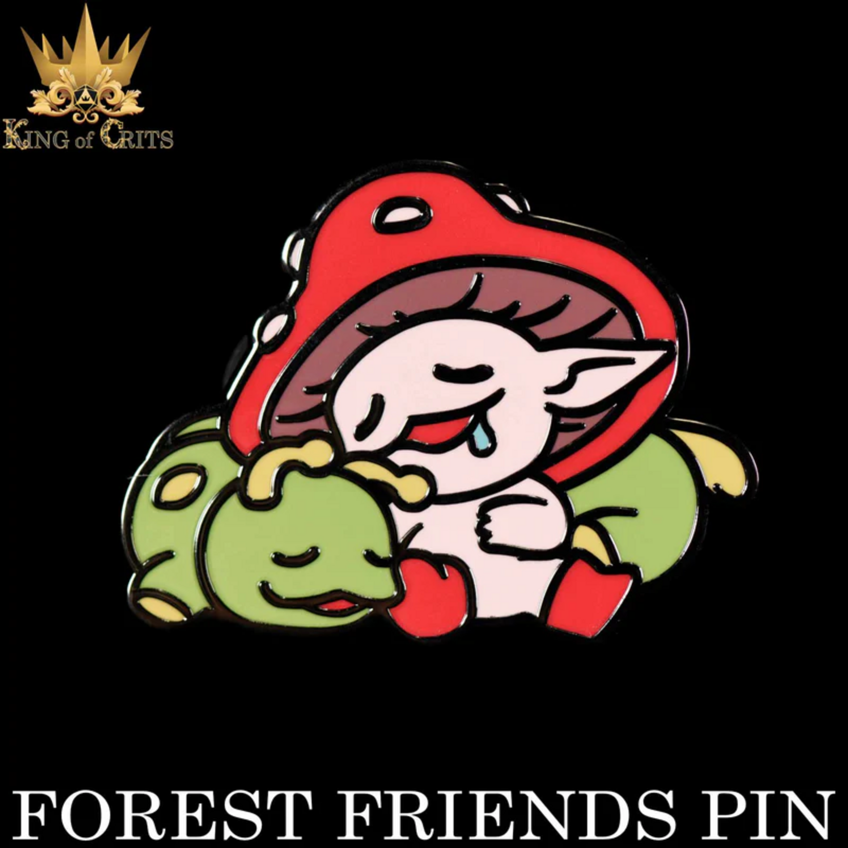 DND Dice Forest Friends Enamel Pin