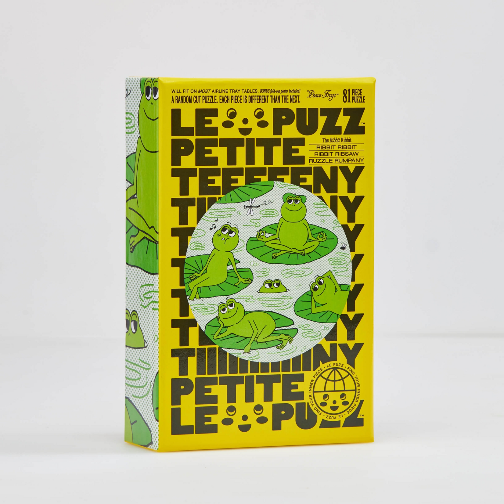 Le Puzz 81 pc Puzzle Peace Frogs