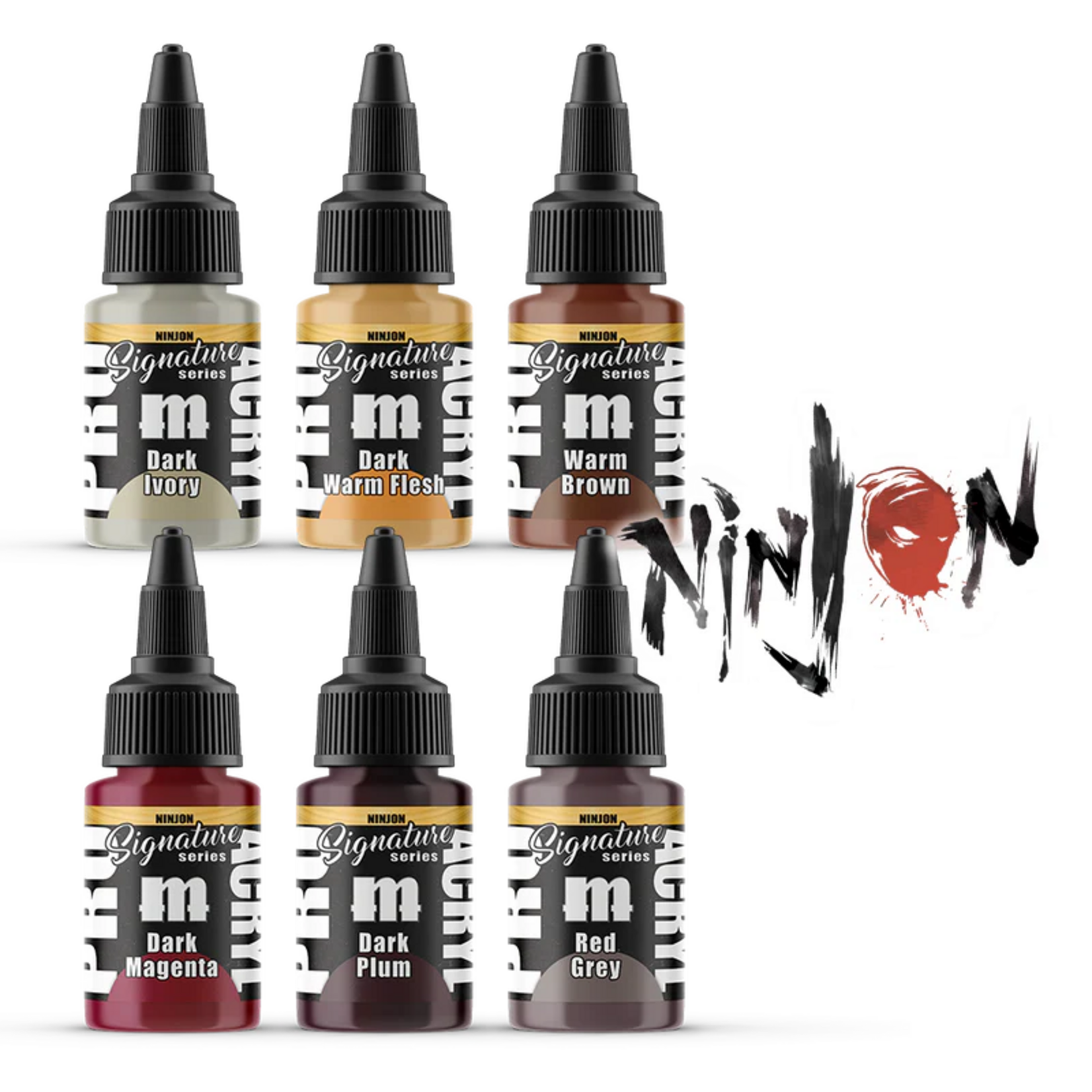 Monument Hobbies Pro Acryl Signature Series Set 2 Ninjon Paint Set