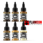 Monument Hobbies Pro Acryl Signature Series Set 5 Flameon Miniatures Paint Set