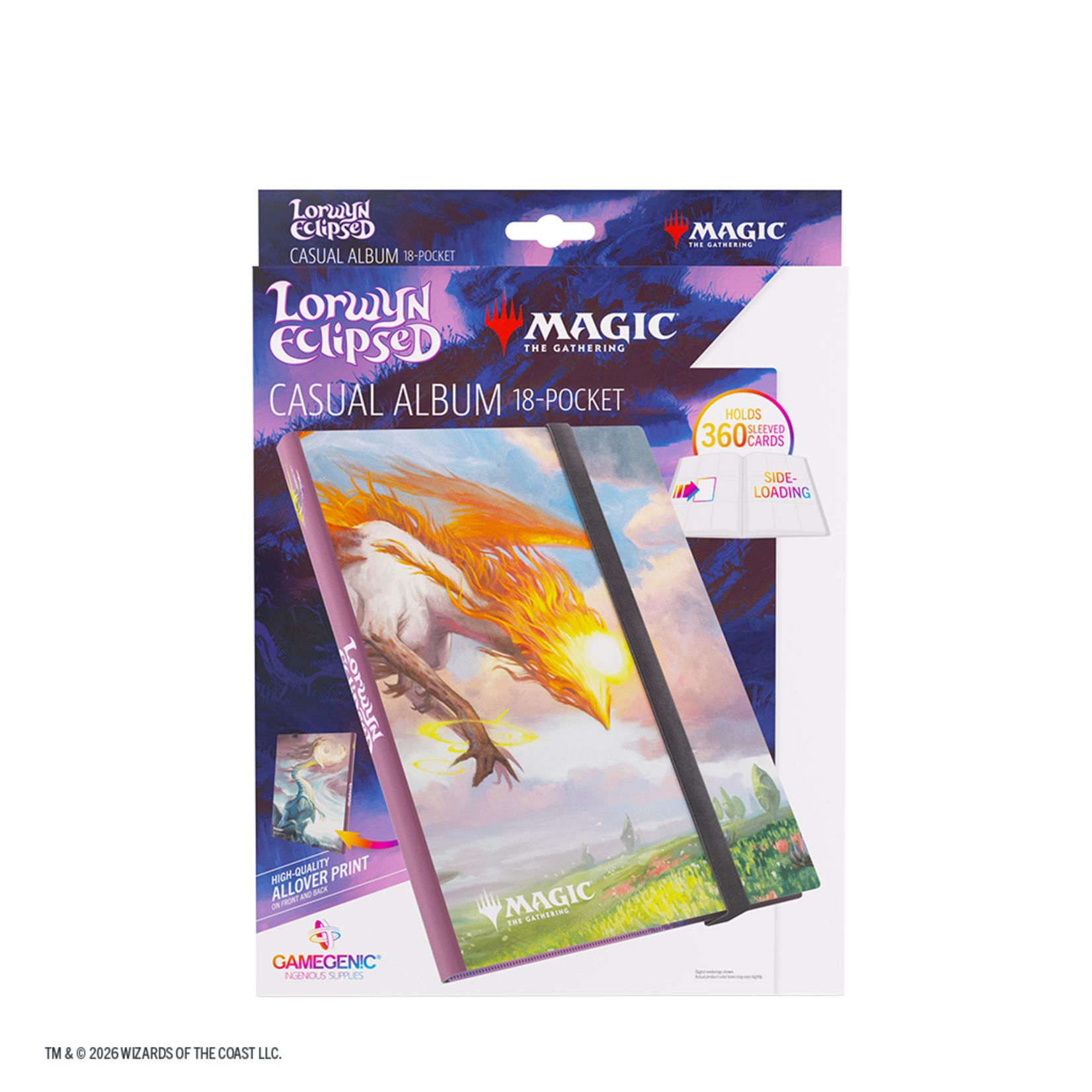 Gamegenic GameGenic Casual 18-Pocket Album MTG Lorwyn Eclipsed Eirdu Carrier of Dawn