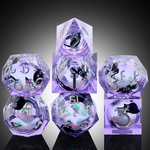 Dice Habit Liquid Core Dream Kitty Polyhedral 7 Die Set