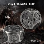 Dice Habit Octagon Spinner Dice Iron