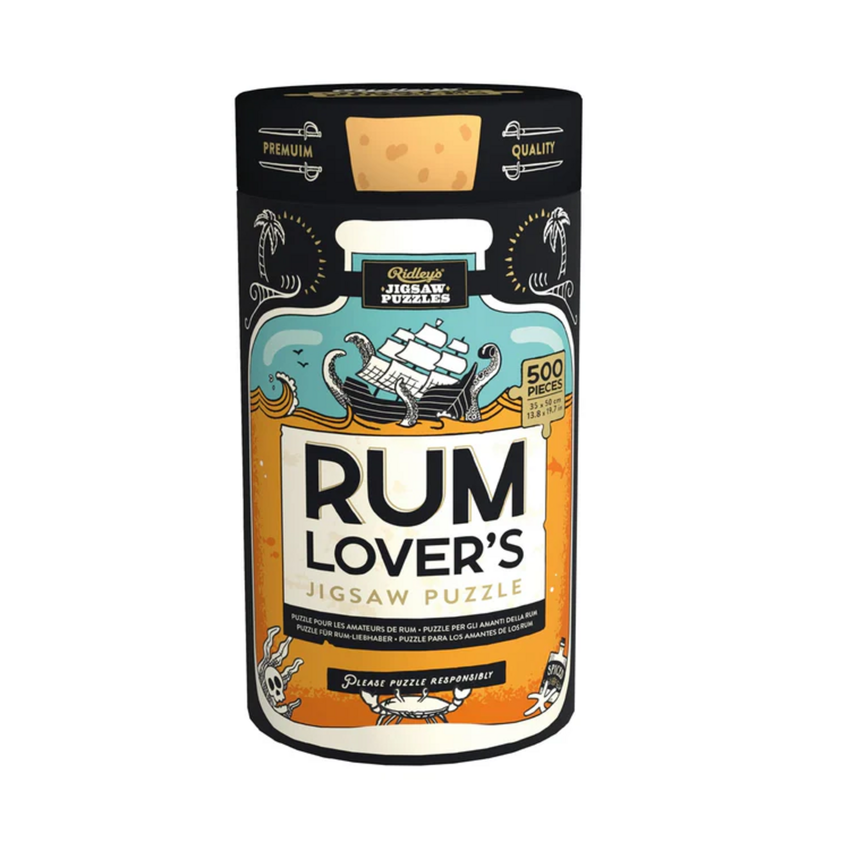 Ridley's Games 500 pc Puzzle Rum Lover's