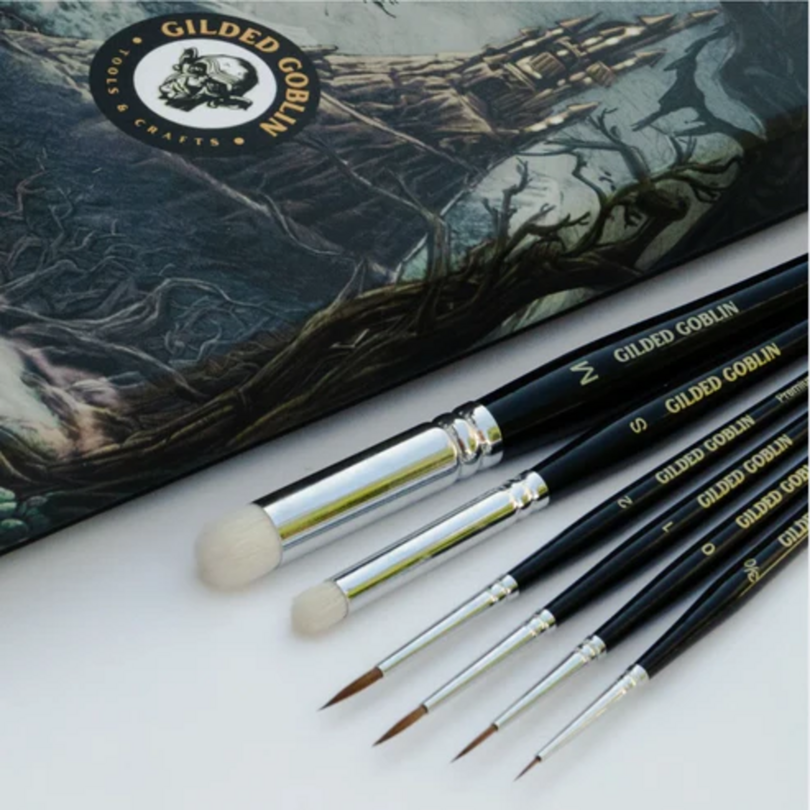 Gilded Goblin Gilded Goblin Eldritch Kolinsky Paint Brush Set