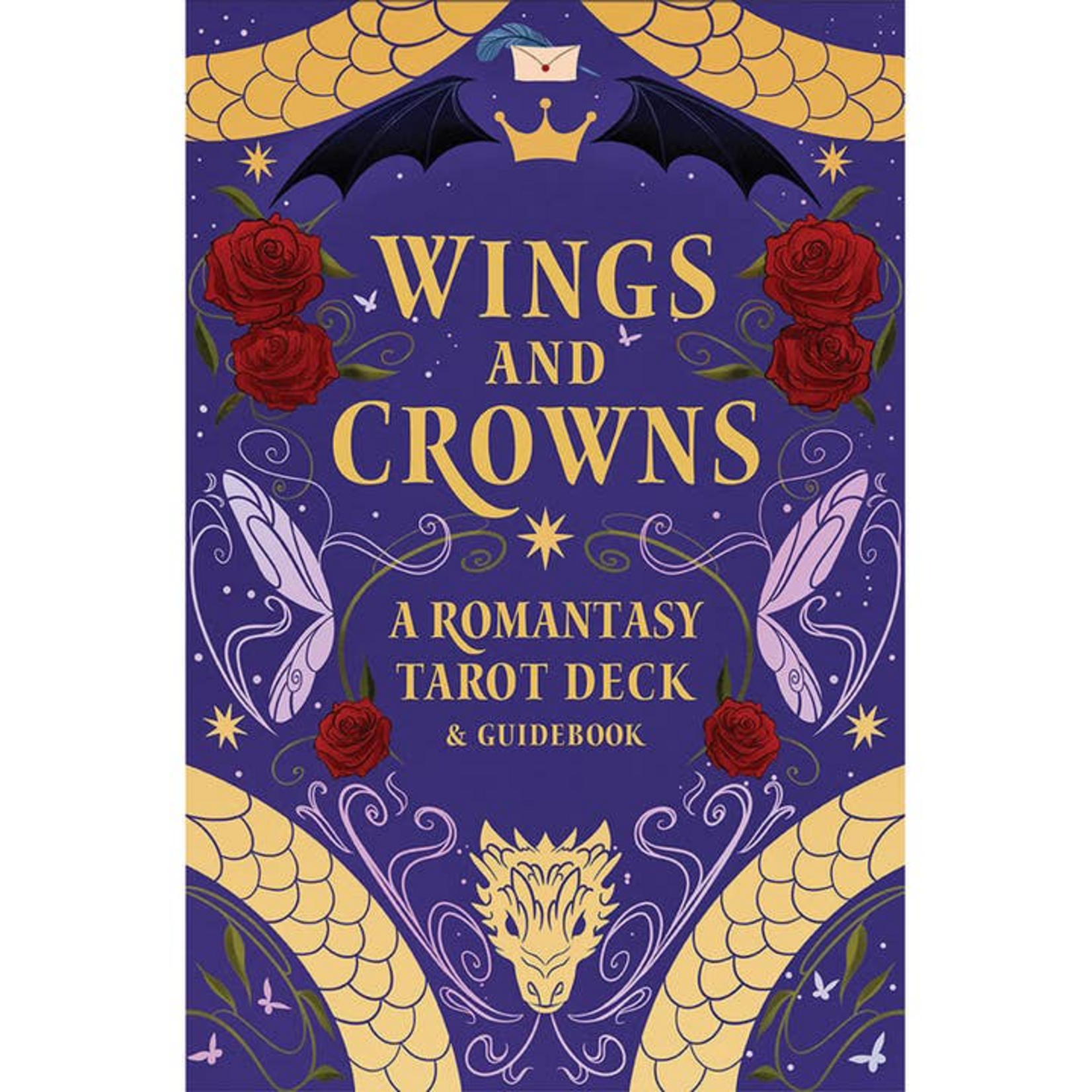 Insight Editions Wings and Crowns A Romantasy Tarot Deck and Guidebook