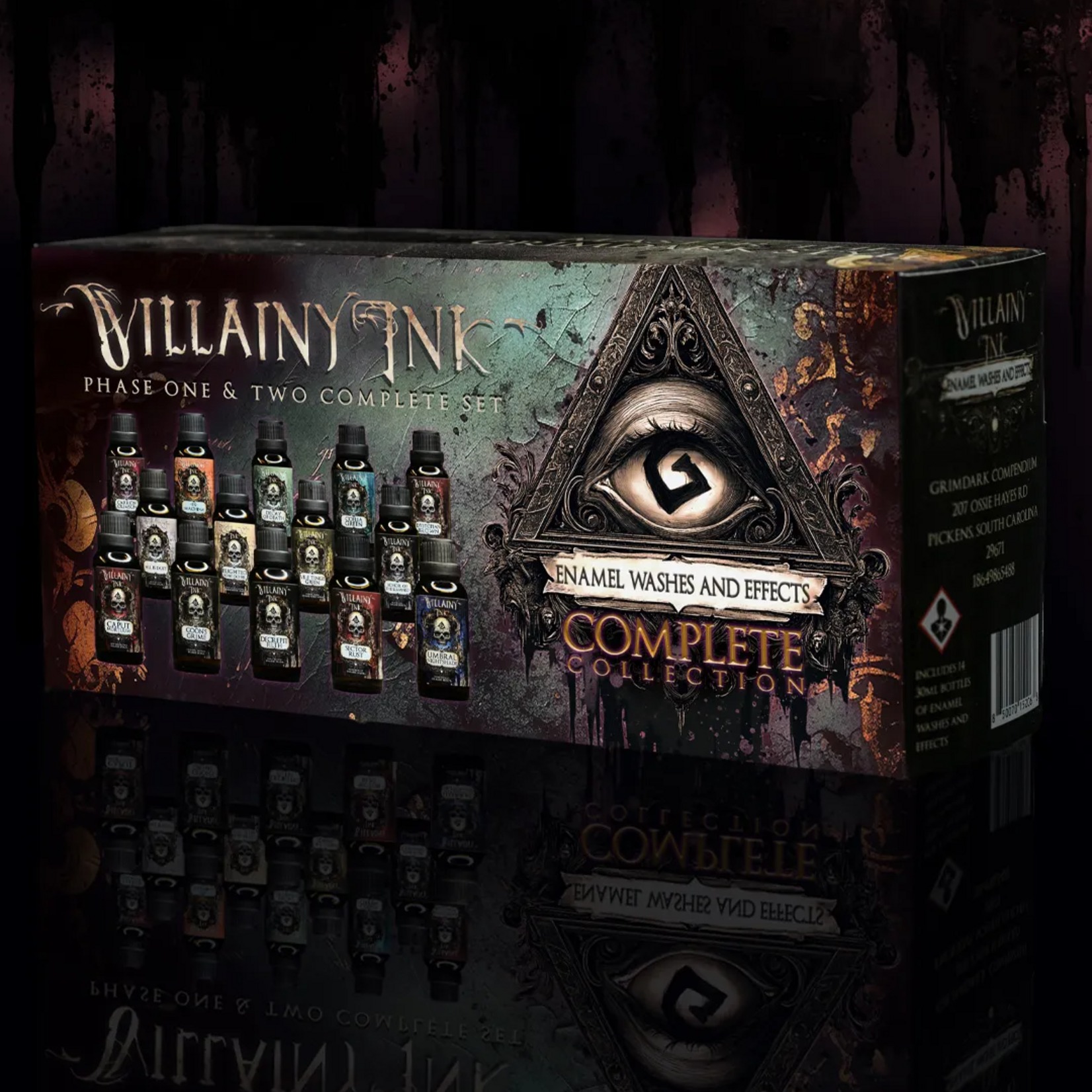 Grimdark Compendium Villainy Ink Enamels Phase One and Two Complete Collection