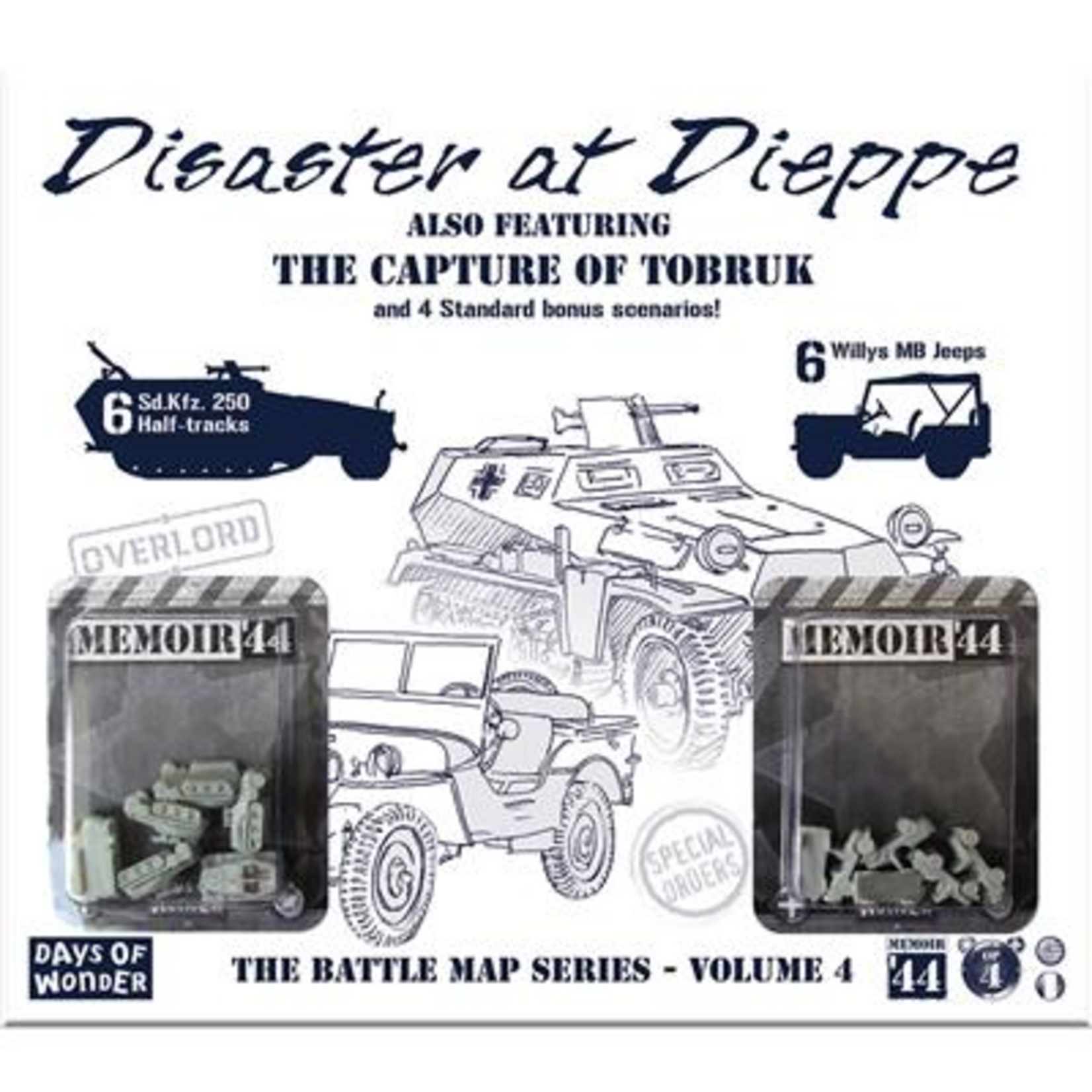 Days of Wonder Memoir 44 Disaster at Dieppe Battle Map