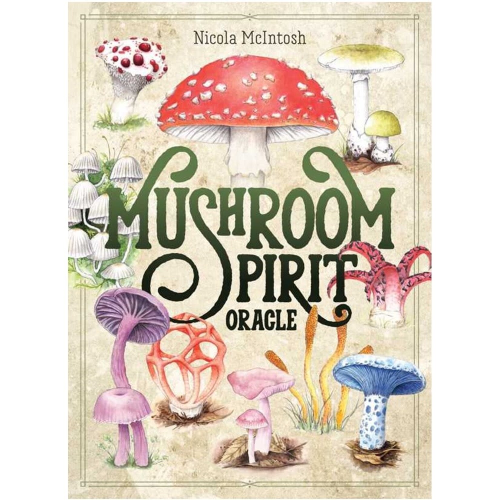 Simon and Schuster Mushroom Spirit Oracle by Nicola Mcintosh