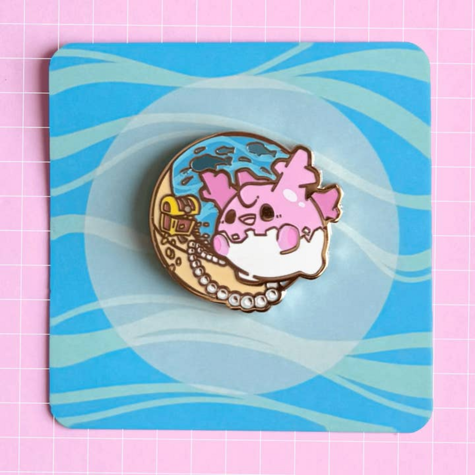HeyyoJojo Pokemon Corsola Party Friend Pin