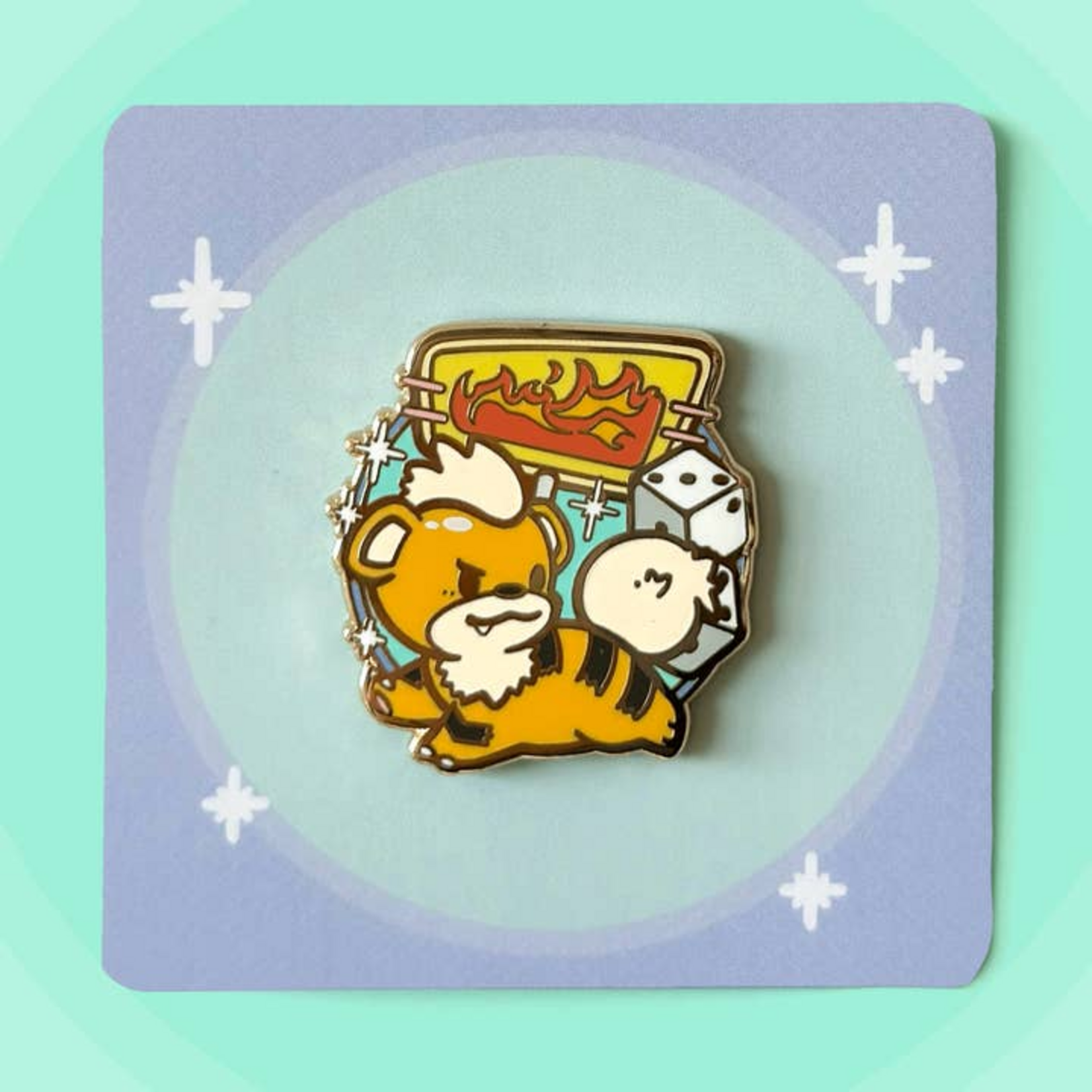 HeyyoJojo Pokemon Growlithe Party Friend Pin