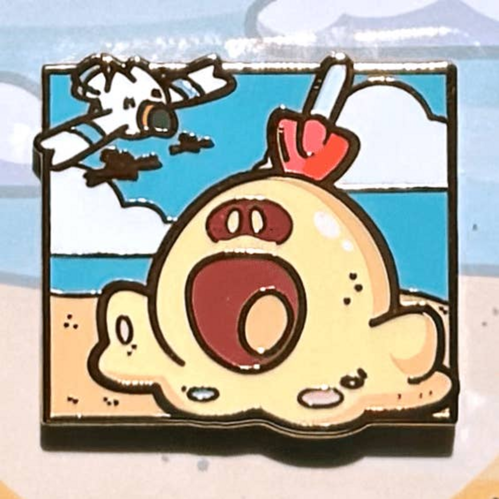 HeyyoJojo Pokemon Sandygast Party Friend Pin