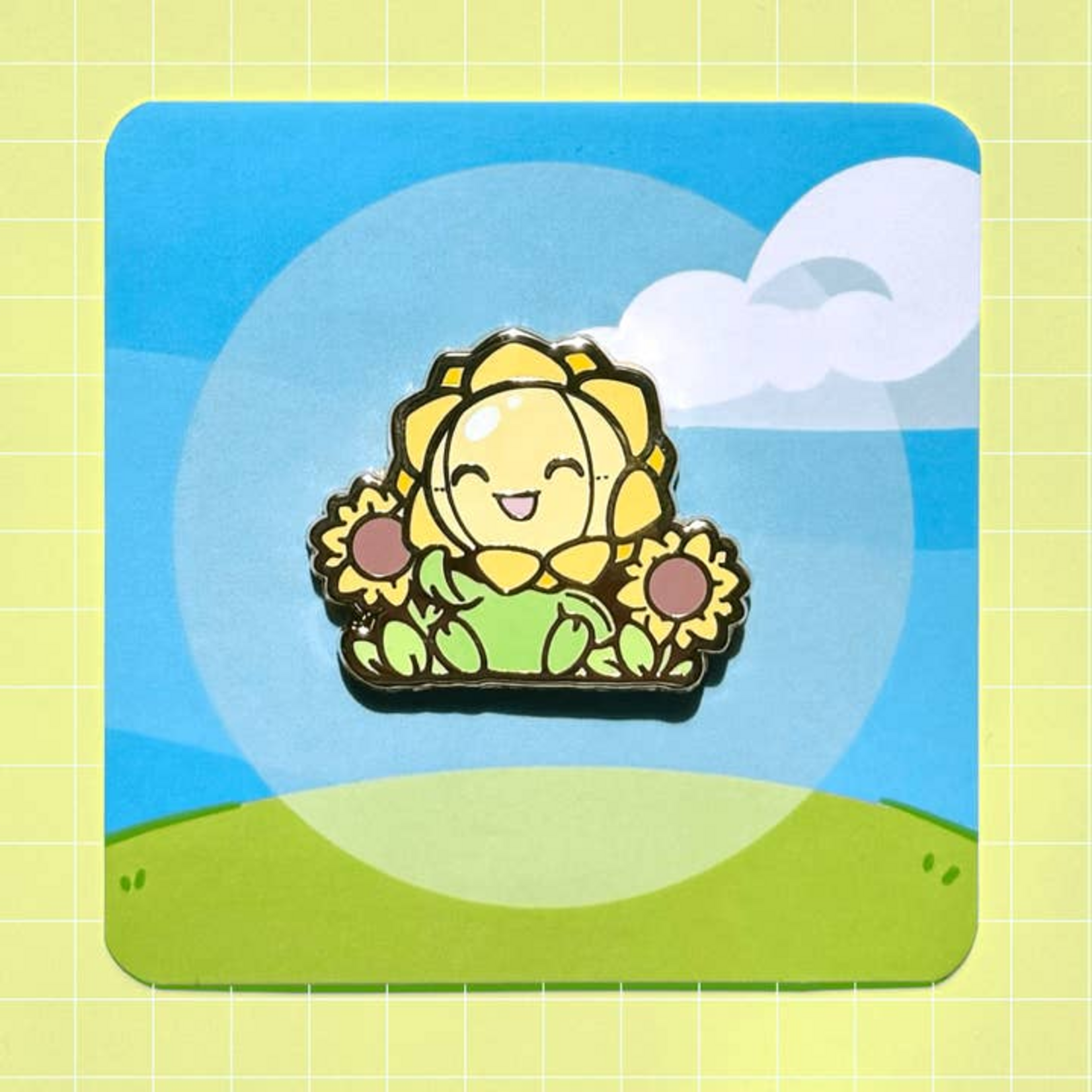HeyyoJojo Pokemon Sunflora Party Friend Pin