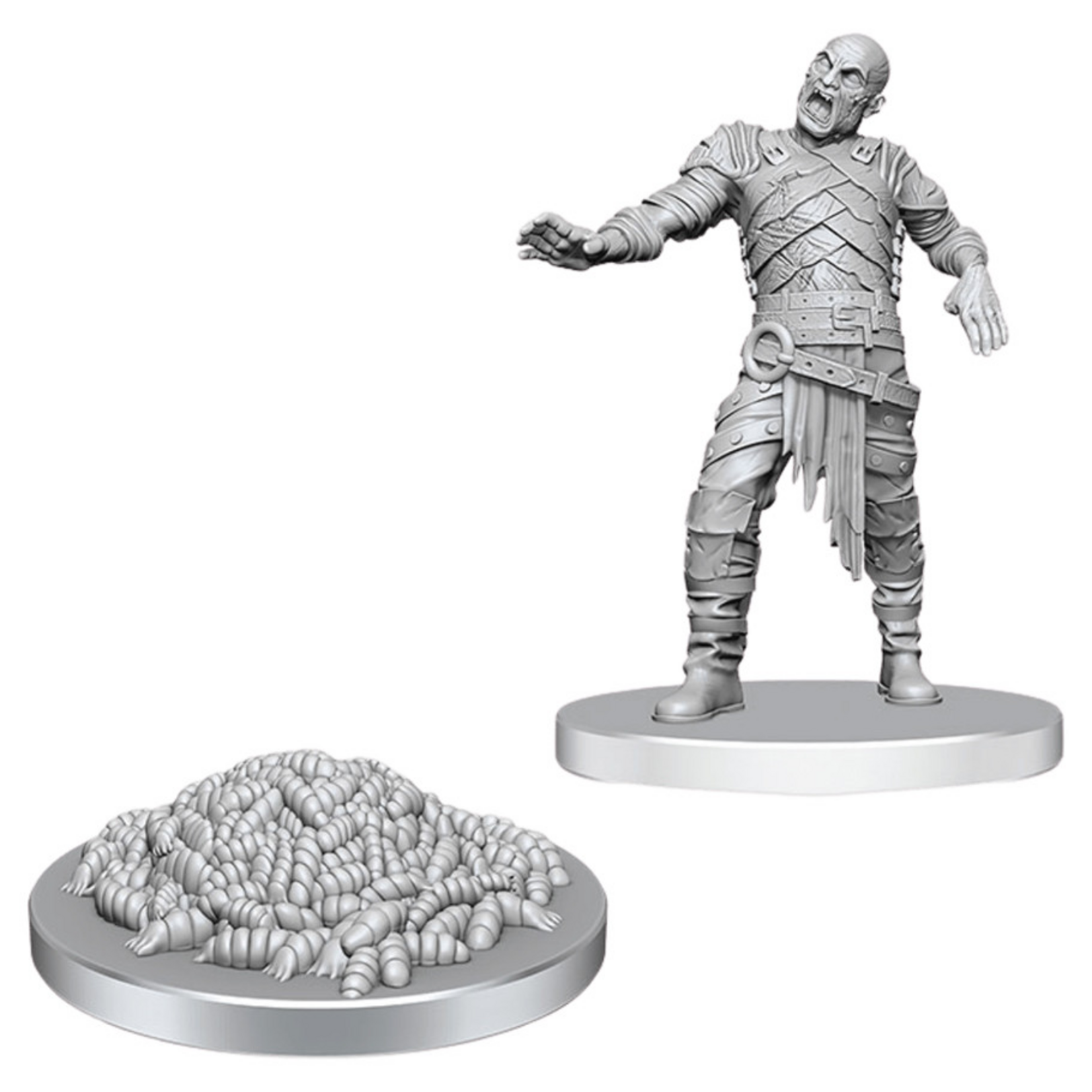 WizKids Dungeons and Dragons Nolzur's Marvelous Minis Rot Grubs and Rot Grub Victim