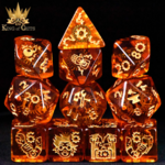 DND Dice DND Ancient Artificer Polyhedral 11 die set