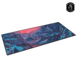 Orange Nebula Curator Desk Mat Arcane Landscapes The Ruins