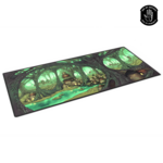 Orange Nebula Curator Desk Mat Arcane Landscapes The Caverns