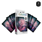 Orange Nebula Curator Masterworks Sleeves Sanctuary 100 ct