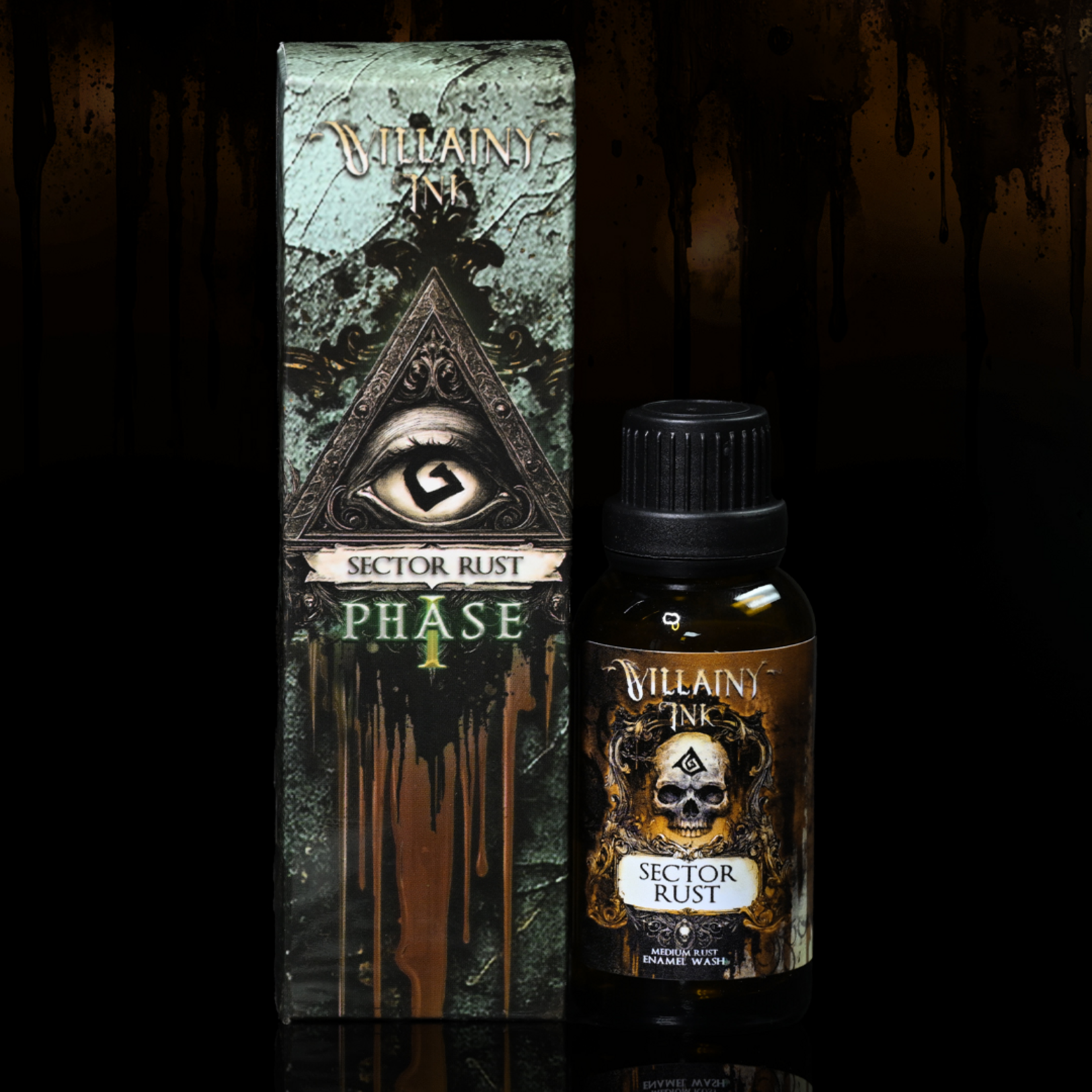 Grimdark Compendium Villainy Ink Enamels Phase I Sector Rust