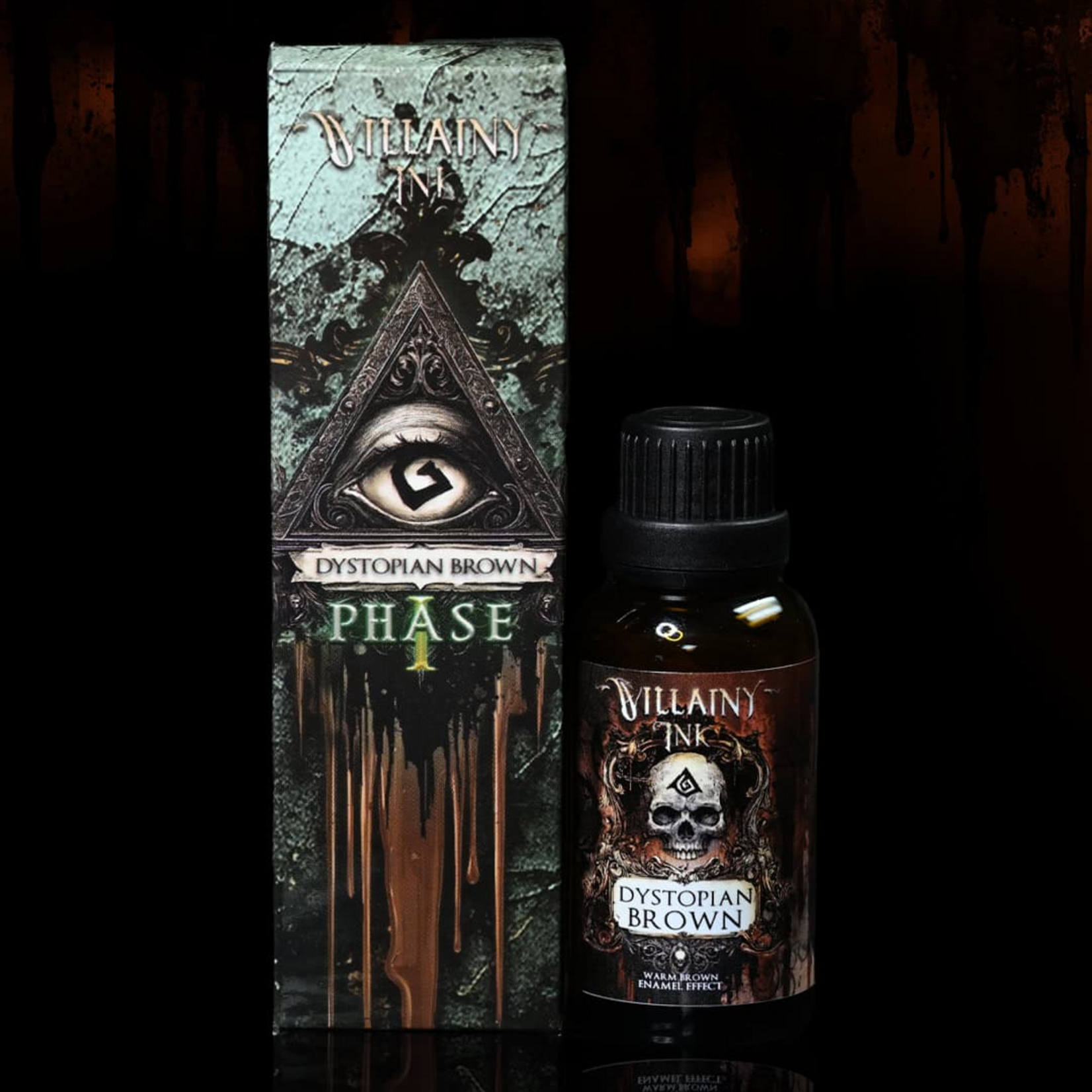 Grimdark Compendium Villainy Ink Enamels Phase I Dystopian Brown