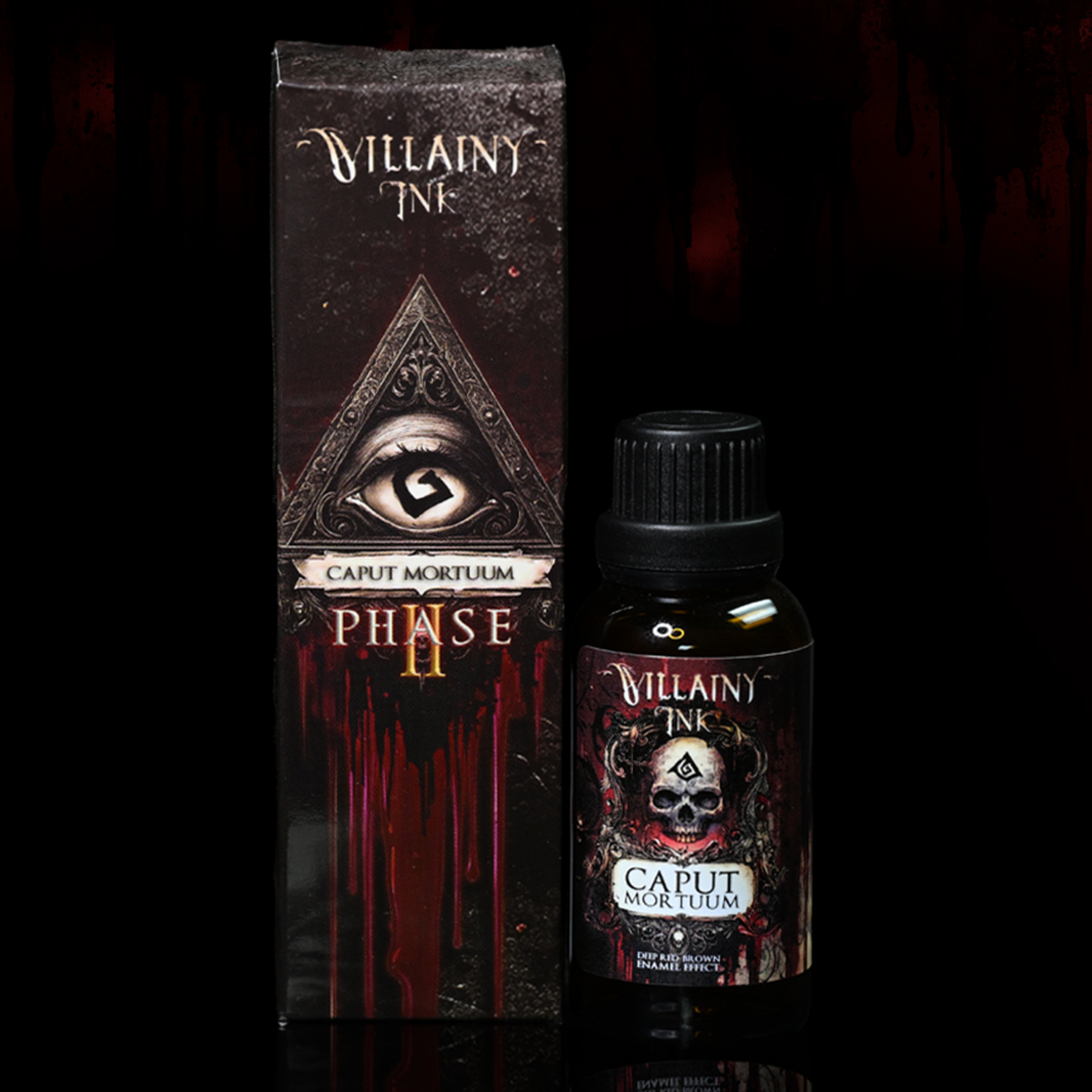 Grimdark Compendium Villainy Ink Enamels Phase II Caput Mortuum