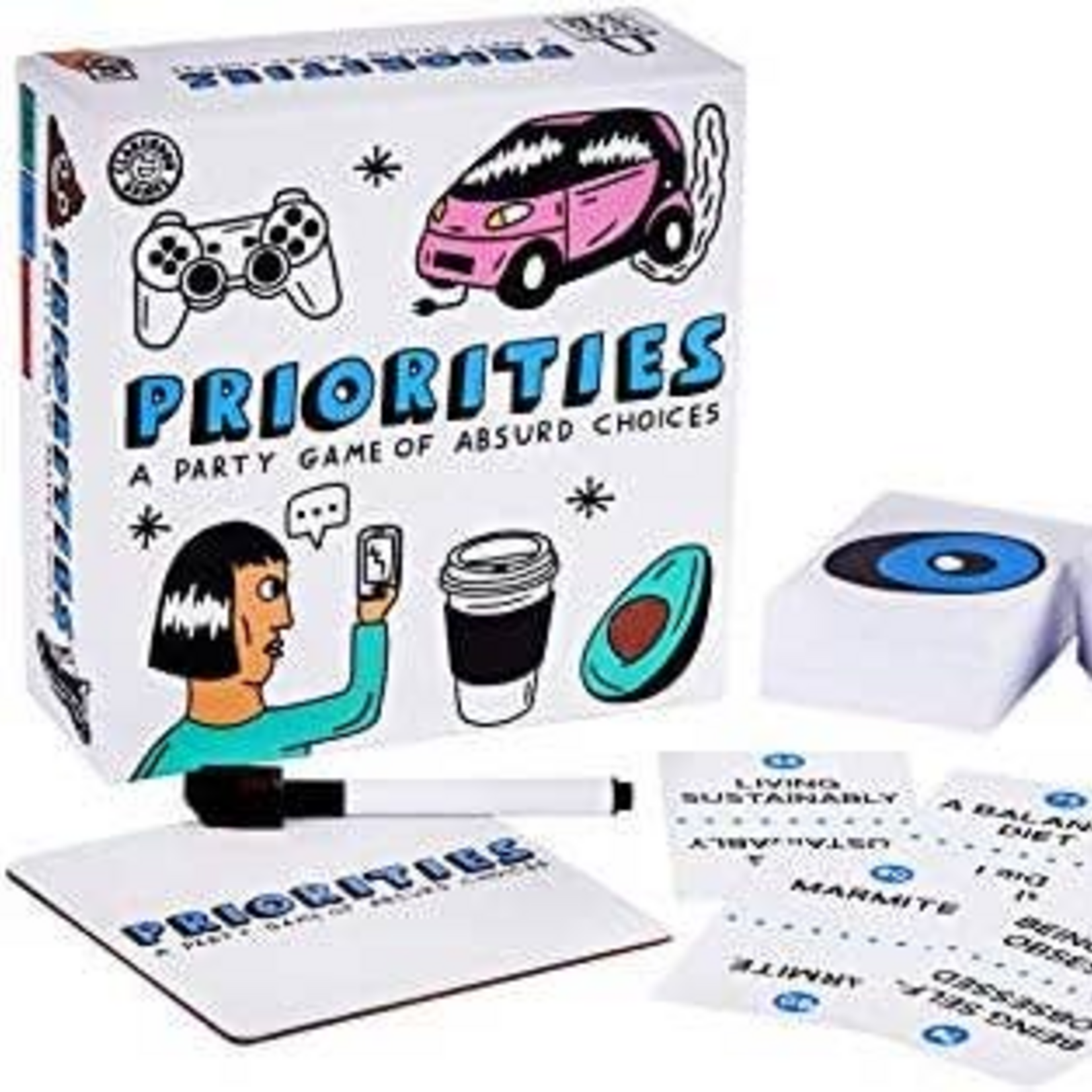 Clarendon Games Priorities A Party Game of Absurd Choices