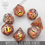 DND Dice DND Dice Watchful Eye Dark Tower Polyhedral 7 die set