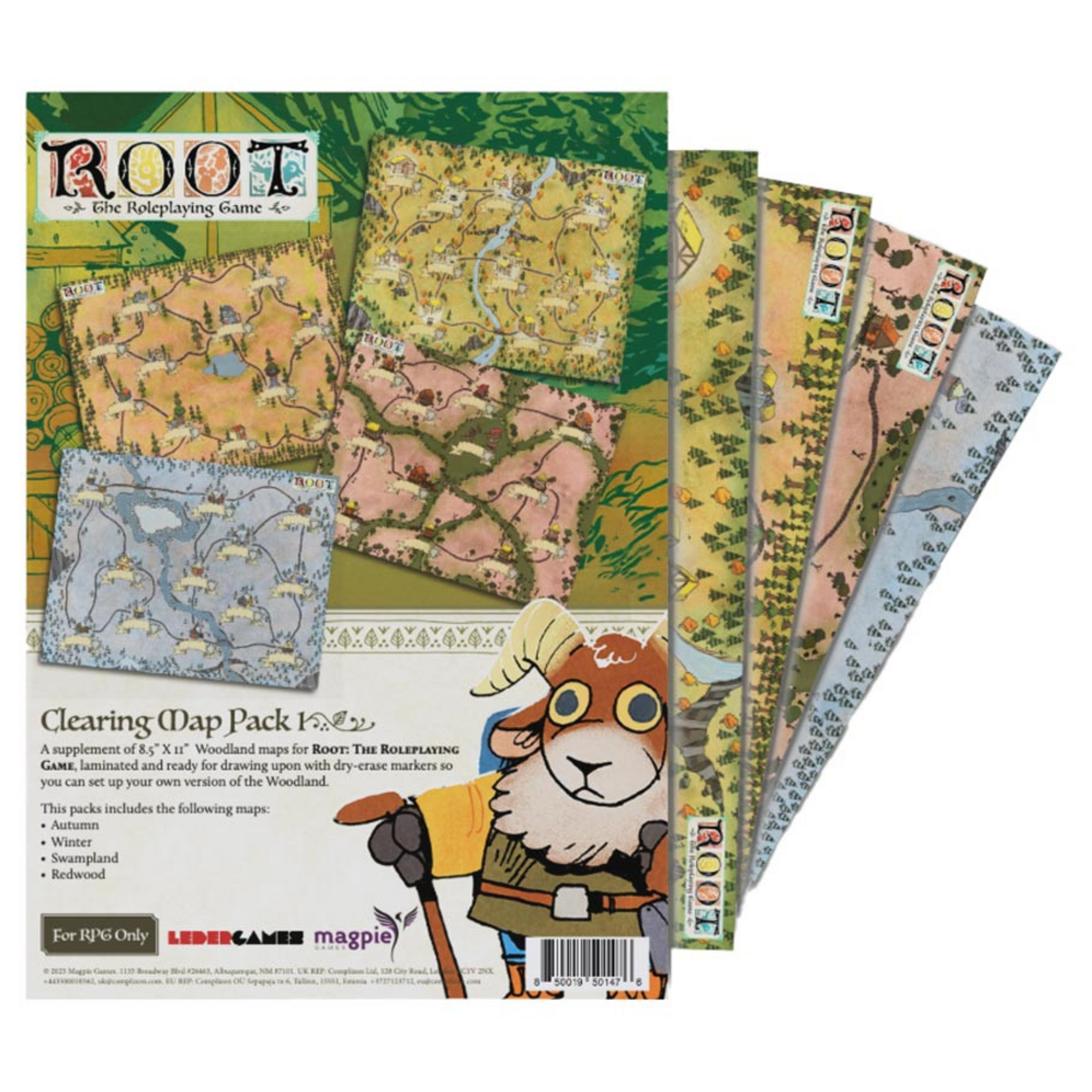 Magpie Games Root RPG Ruins and Expeditions Map Pack 1