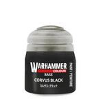 Games Workshop Warhammer Colour Base Corvus Black 12 ml POT