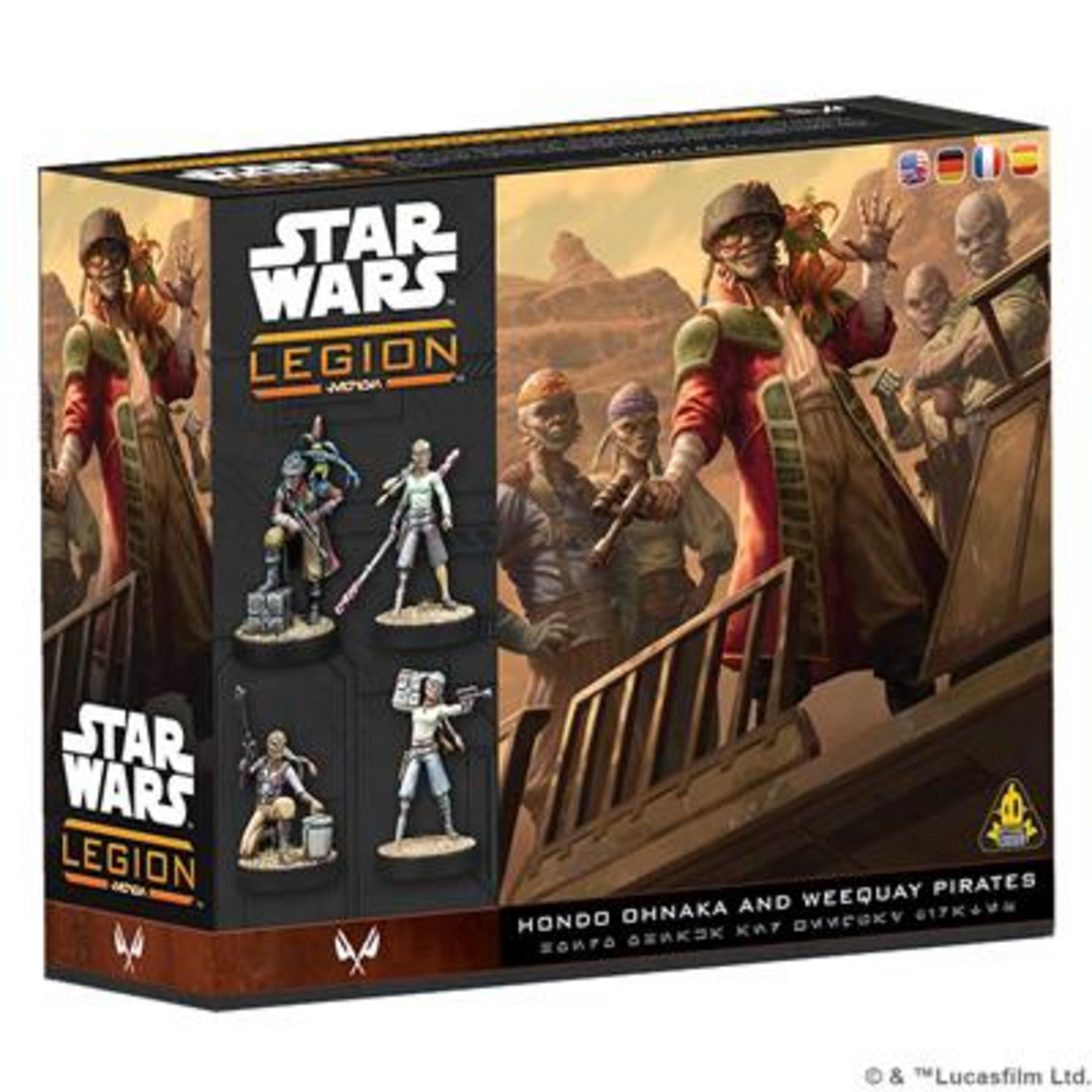 Atomic Mass Games Star Wars Legion Hondo Ohnaka and Weequay Pirates