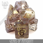 DND Dice DND Dice Gears of Antiquity Polyhedral 7 die set