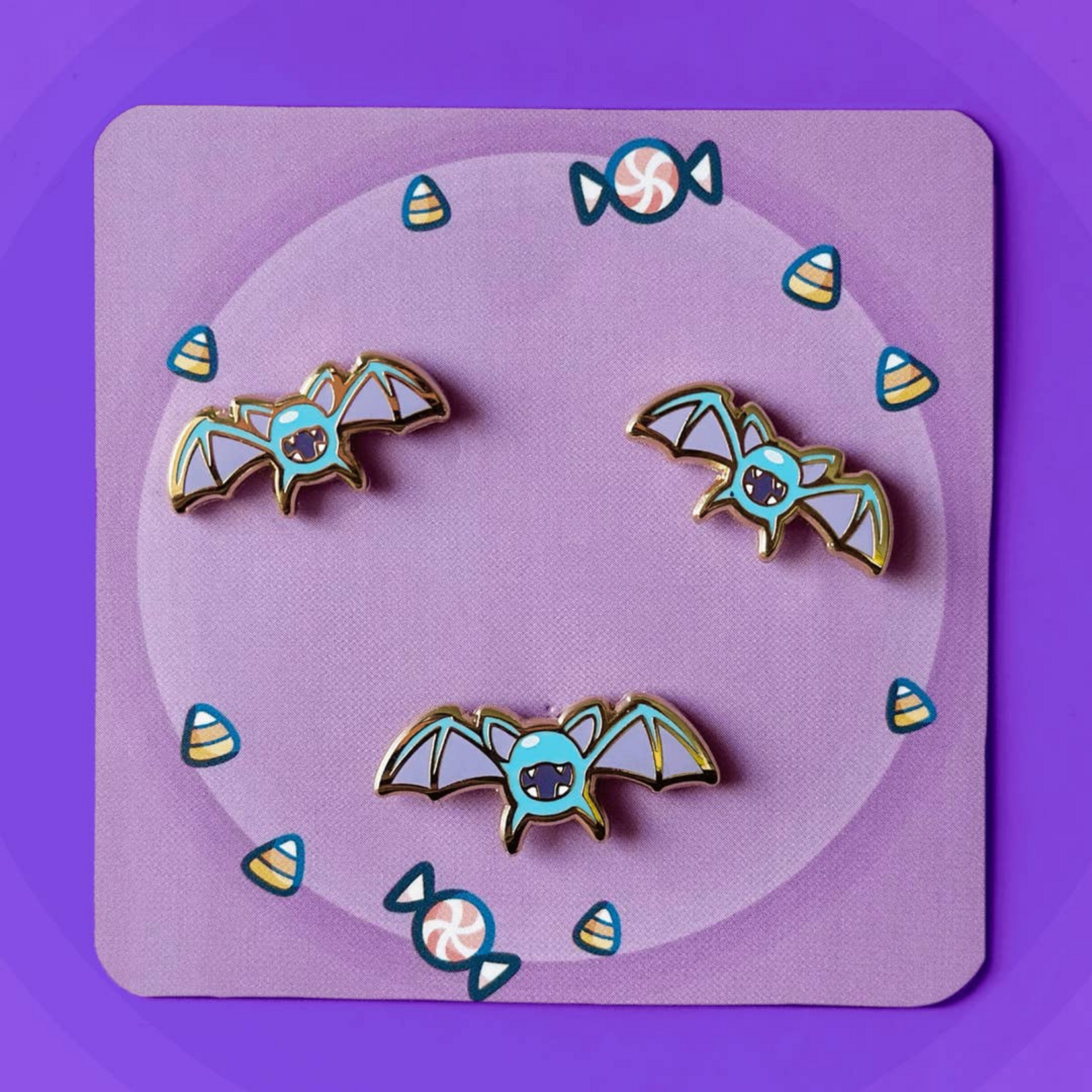 HeyyoJojo Pokemon Zubat Wicked Enamel Pin Set