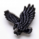 Strike Gently Co Crow Enamel Pin
