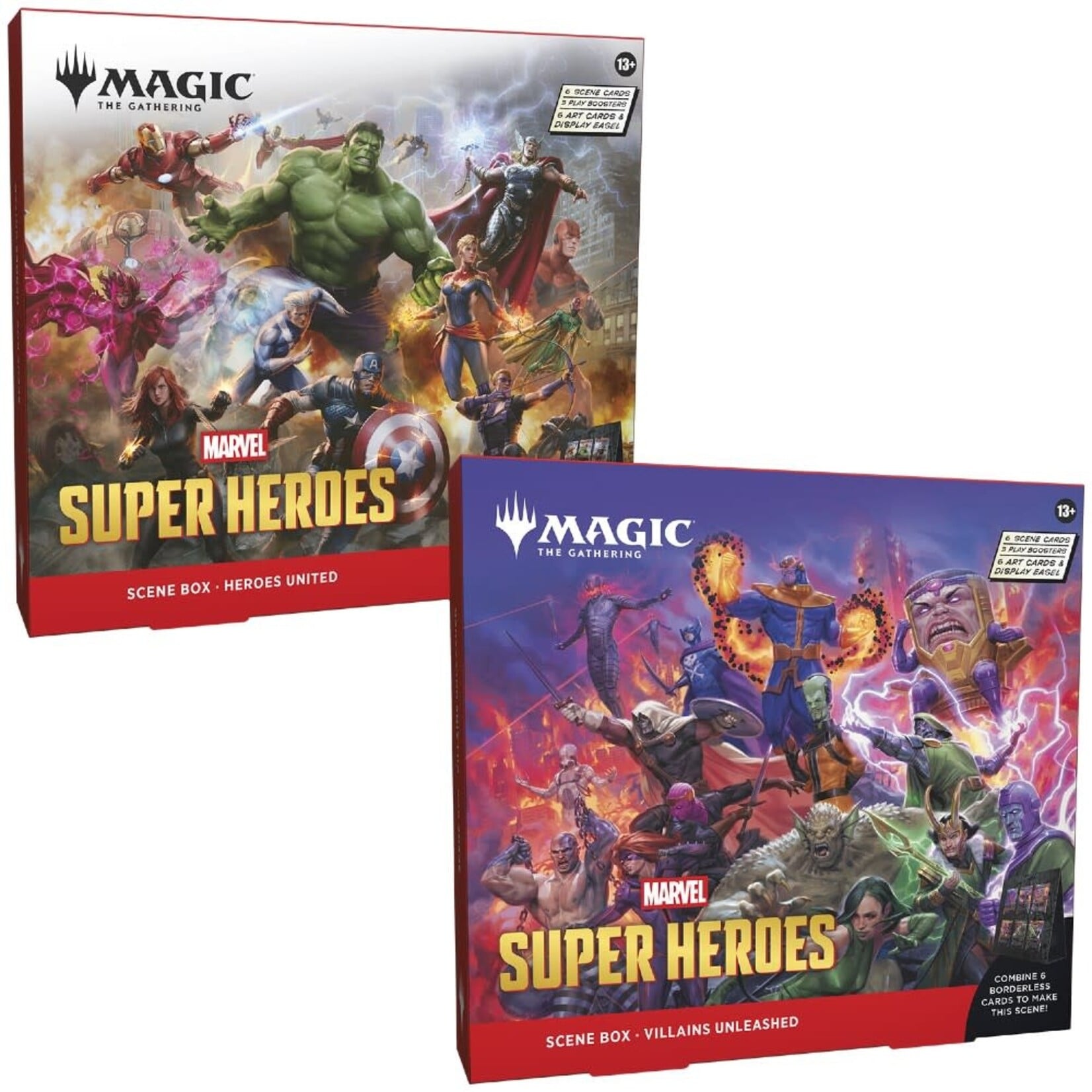 Wizards of the Coast Magic the Gathering Marvel Super Heroes Scene Box DUO