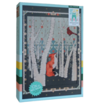 Bridgetown Puzzles 500 pc Puzzle Fox and Cardinal