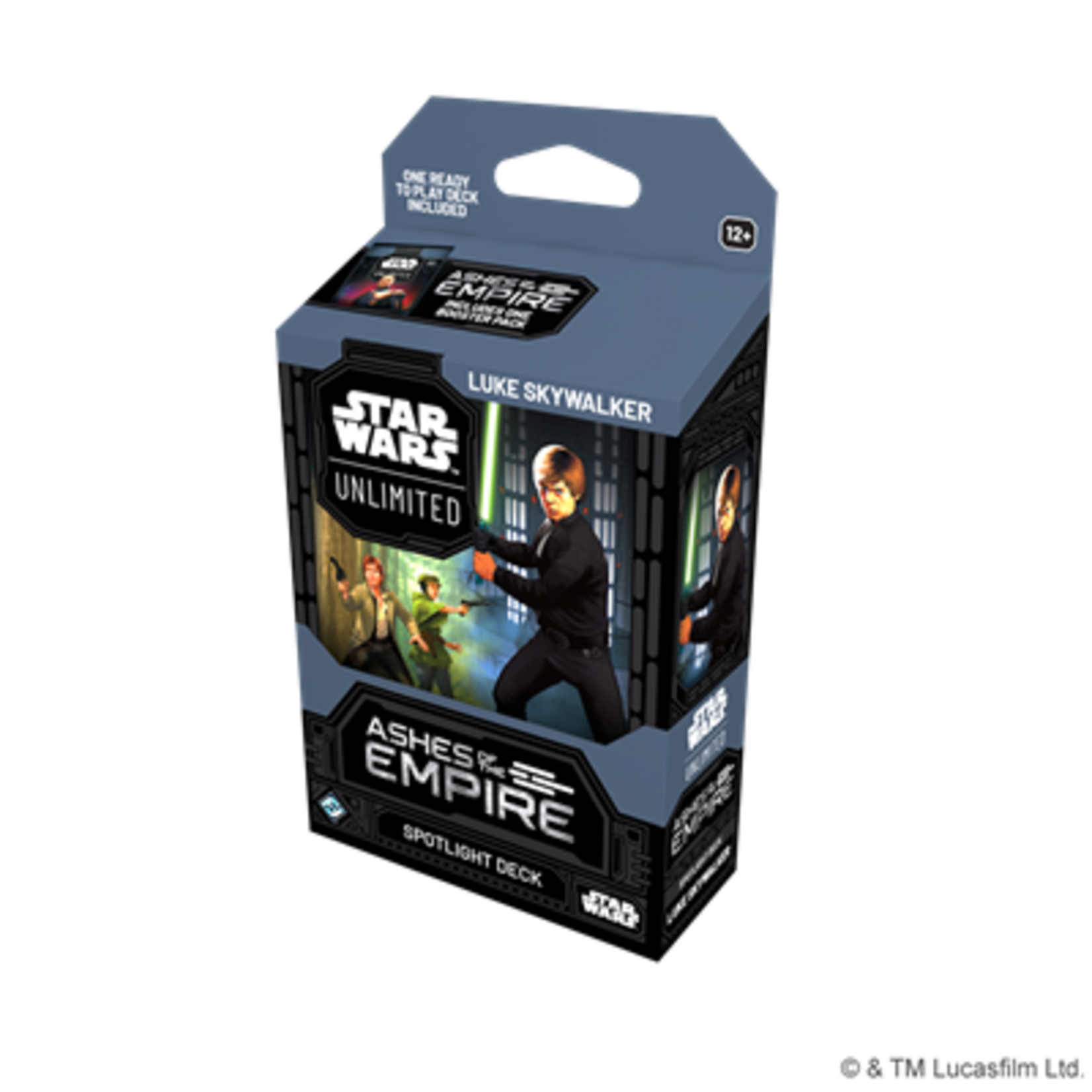 Fantasy Flight Games Star Wars Unlimited Ashes of the Empire Spotlight Deck Luke Skywalker