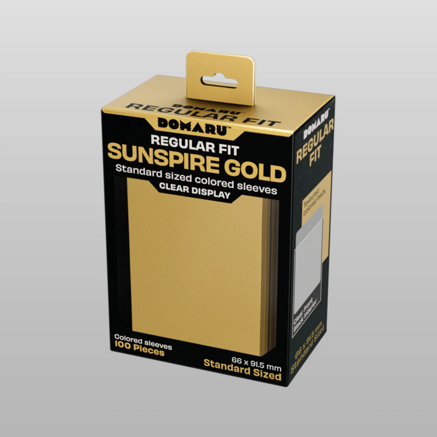 Gatherer's Tavern Domaru Regular Fit Sleeves Sunspire Gold 100 ct