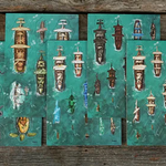 Limithron Pirate Borg Punch-Out Naval Combat Token Pack